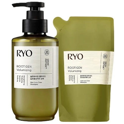 RYO Root:Gen Volumizing Hair Loss Care Shampoo 353ml (+Refill 353ml)