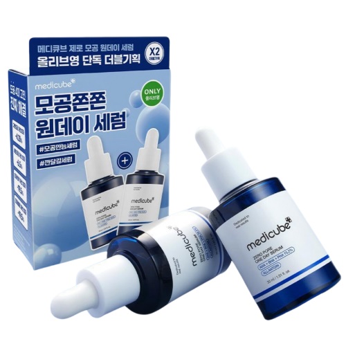 [TK Only] MEDICUBE Zero Pore One Day Serum Double Set (30ml+30ml)