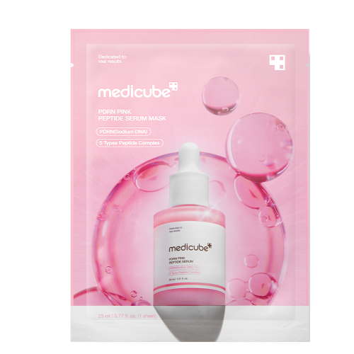 [TK Only] MEDICUBE PDRN Pink Peptide Serum Mask 23ml x 5ea